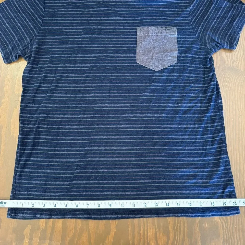 Men’s Tregene Stripe T-Shirt with Contrast Pocket